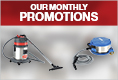 BENEFIT From Our Monthly Promotions!